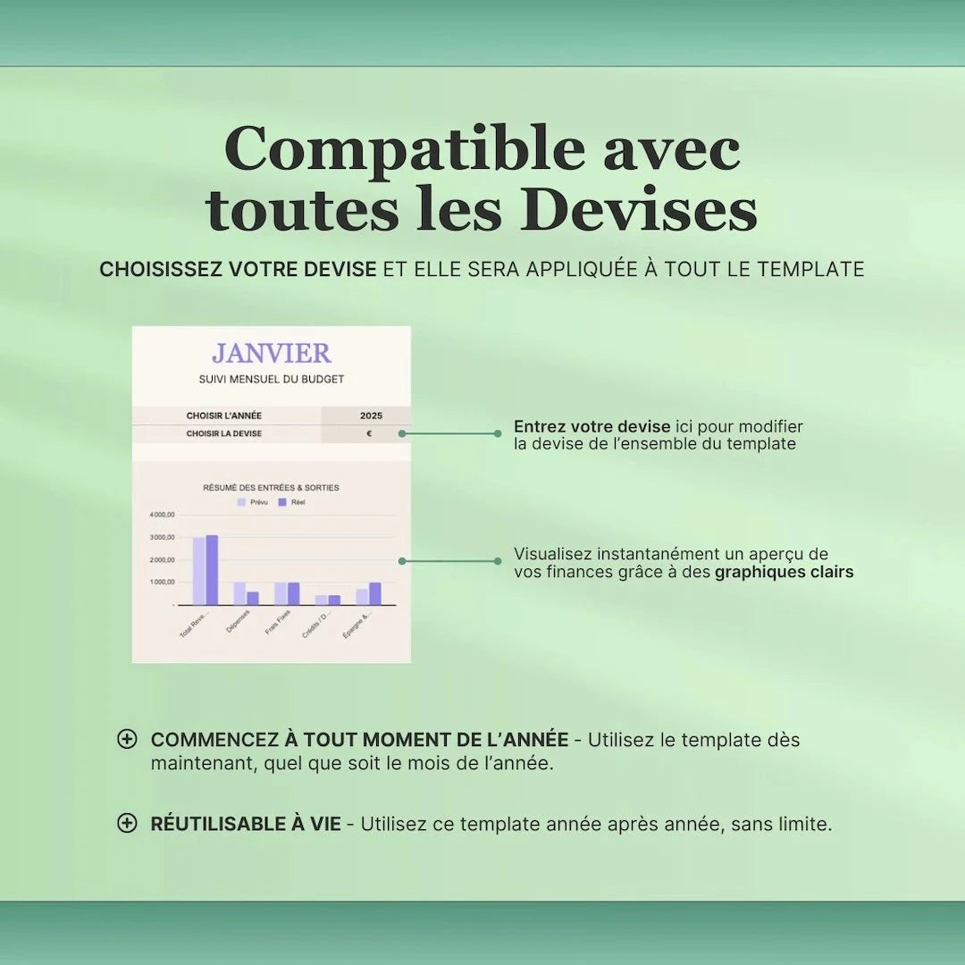Suivi du Budget Mensuel & Annuel