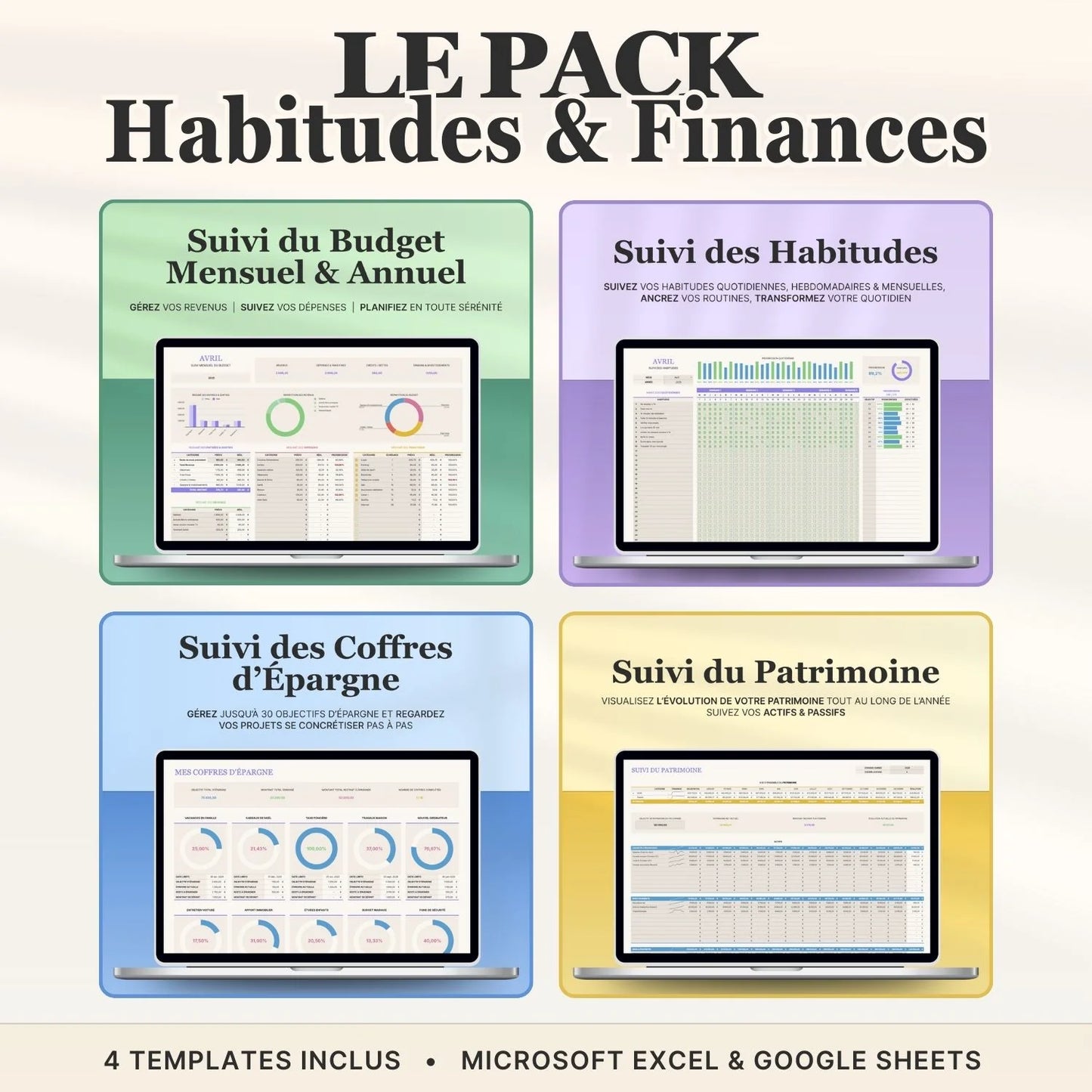 Le Pack Habitudes & Finances